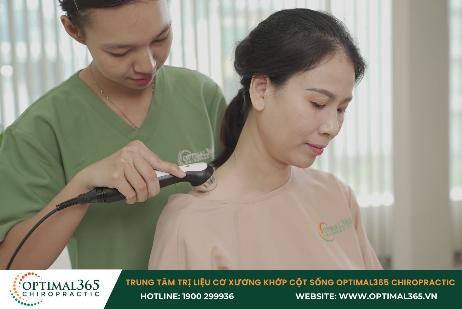 Chữa lành tổn thương cổ vai gáy từ bên trong bằng máy móc công nghệ cao