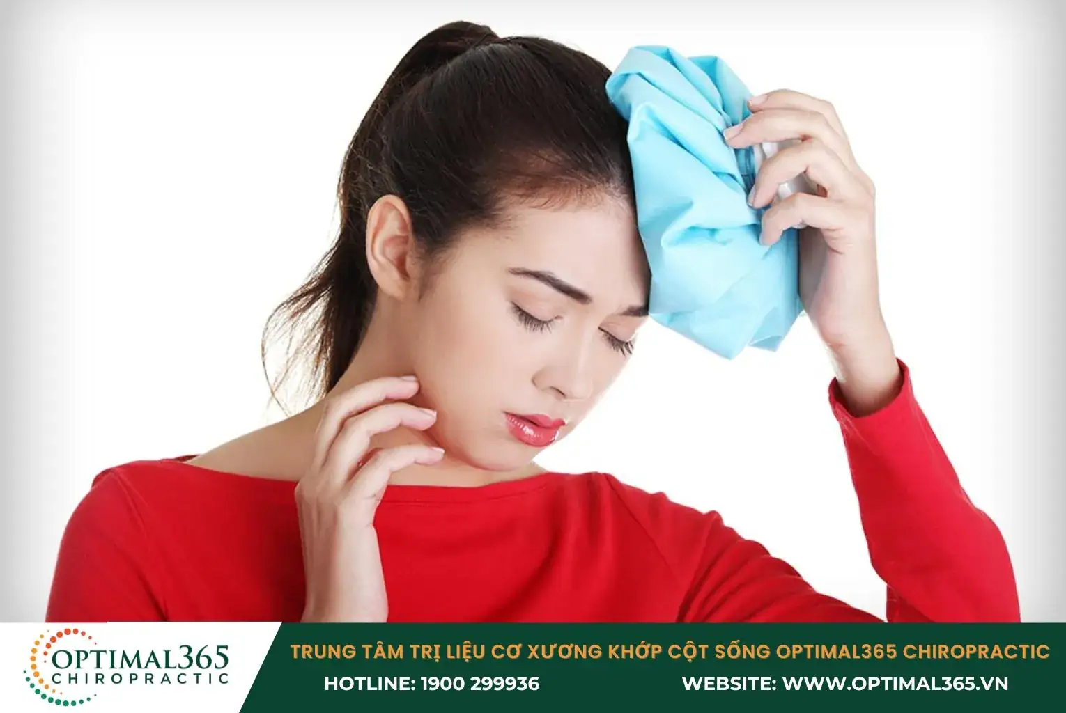 Thực hiện chườm lạnh/chườm nóng để dịu cơn nhức đầu căng cơ Thực hiện chườm lạnh/chườm nóng để dịu cơn nhức đầu căng cơ