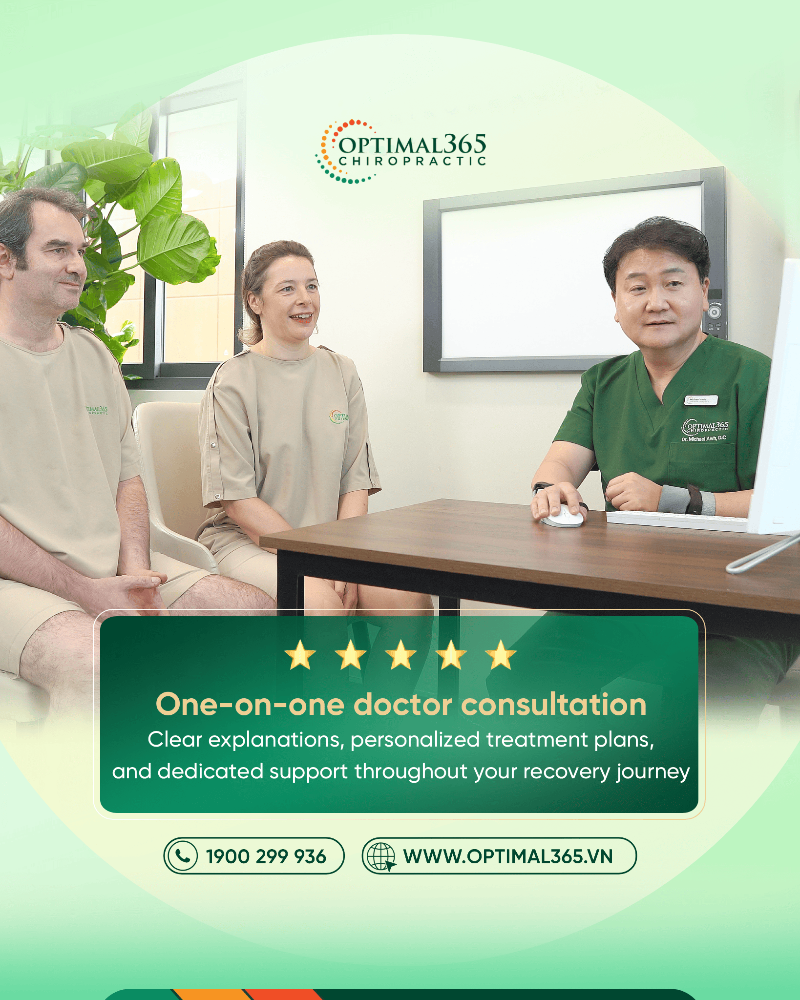 Testimonial Optimal365 chiropractic